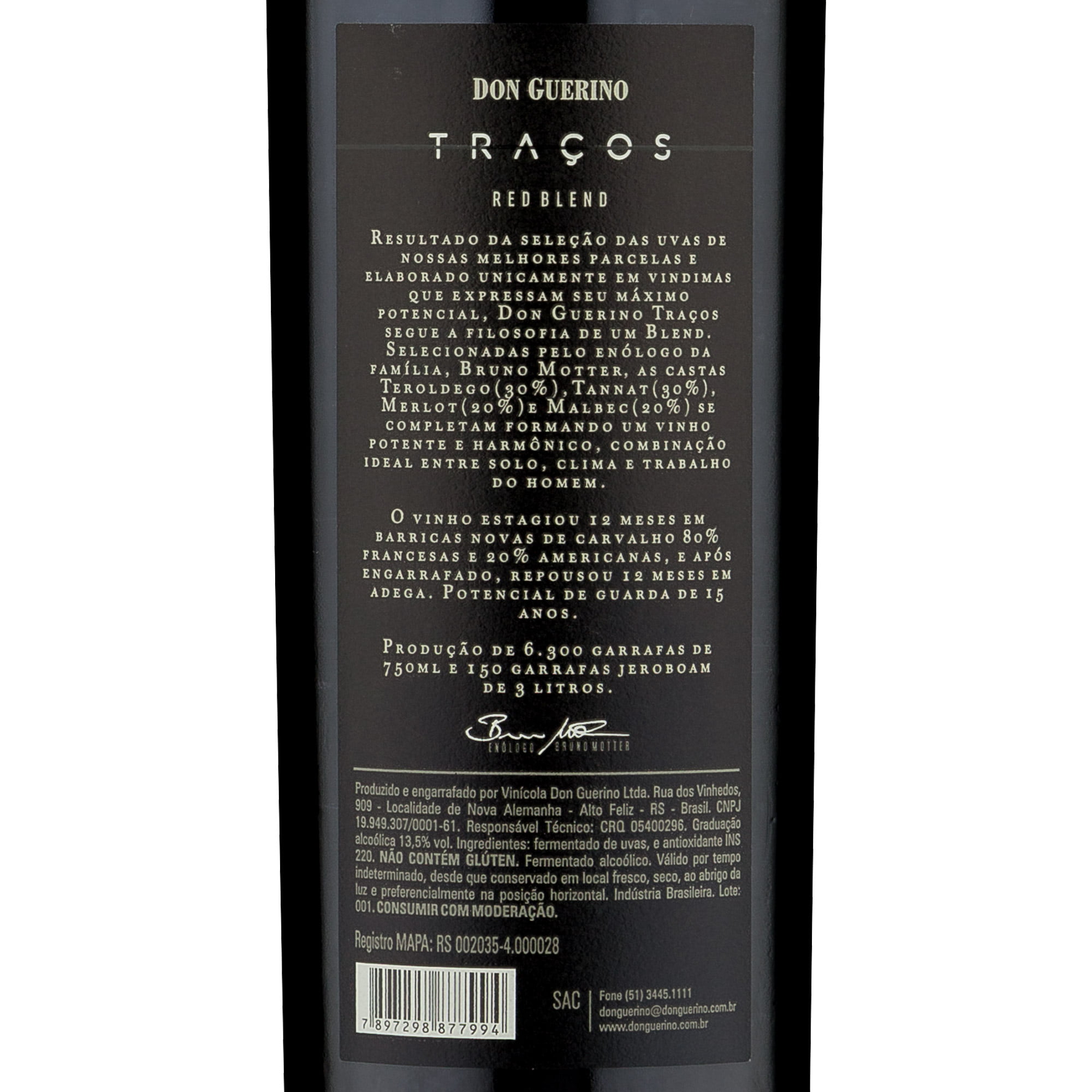 Vinho Don Guerino Sinais Merlot 750 mL